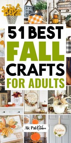 the top five fall crafts for adults