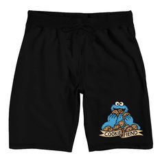 You'll love being cozy in these men's Sesame Street Cookie Monster pajama shorts. You'll love being cozy in these men's Sesame Street Cookie Monster pajama shorts. FEATURES Rounded No fly 2 side functional pocketsFIT & SIZING 9-in. inseam Elastic waistband Regular fitFABRIC & CARE Cotton, polyester Machine wash Imported Color: Black. Gender: male. Age Group: adult. Cookie Monster Pajamas, Sesame Street Cookies, Sesame Street Cookie Monster, Mens Sleepwear, Sleep Shorts, Pajama Bottoms, Cookie Monster, Pajama Shorts, Monster Cookies