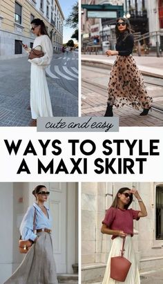 Maxi Skirt For Work, Tops To Wear With Maxi Skirts, Maxi Skirt 2024, Maxi Skirts Outfit Ideas, Shoes To Wear With Maxi Skirt, How To Wear A Maxi Skirt, Skirt Outfits 2024, How To Wear Long Skirts, Iconic Carrie Bradshaw Outfits