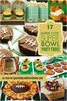 super bowl party foods and desserts