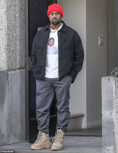 Kanye West Style Outfits, Kanye Style, Eazy E, Black Men Fashion Casual