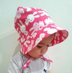 Adjustable Bonnet made with 100% cotton Size between 45cm to 52cm (17.7 inches to 20.5 inches; 6 months to 2 years)  *please note depending on the head size as my eldest daughter wore it from 6 months to almost 4 years old. The cotton tapes at the back make the bonnet adjustable. Machine wash in a washing bag recommended.  Gift wrapping available. Please contact me if you would like to order a new born size or if you have any questions. Thank you. Bunny Bonnet, Easter Bonnet, Bean Bag Covers, Baby Bonnets, Baby Bonnet, String Bag, Baby Hat, Cute Bunny, Wash Bags