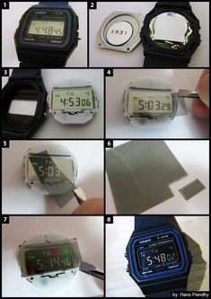 Casio Watch Mods, Casio F91w Mod, F91w Casio, Casio F91w, G Shock Men, Casio Classic, Diy Tech