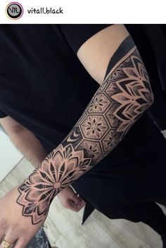 a person with a tattoo on their arm