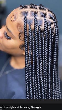 Knotless braids🥲 | Protective hairstyles braids, Single braids, Braided cornrow hairstyles Big Box Braids, Big Box Braids Hairstyles, Feed In Braids Hairstyles, Single Braids, Long Box Braids, Cute Braided Hairstyles, Box Braids Hairstyles For Black Women, Braided Cornrow Hairstyles, Cute Box Braids Hairstyles