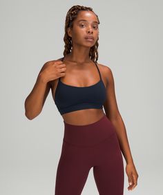 What bra We designed our classic racerback so you won't feel anything but your practice. Jumper Short, Longline Bra, Lululemon Sports Bra, Racerback Bra, Back Women, Womens Bras, Sport Bra, Lululemon Women, Long Tops