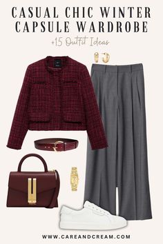 Casual Chic Winter Capsule Wardrobe + 15 Outfit Ideas