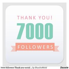 a thank card with the words, thank you 4, 000 followers