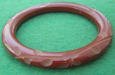 Vintage 1930 - 1940's Carved Brown Bakelite Bangle Bracelet - Free Shipping Mid-century Adjustable Bracelets As Gifts, Mid-century Style Adjustable Bracelets As A Gift, Vintage Bakelite Bangle Jewelry, Vintage Bakelite Bangle, Vintage Carved Brown Bracelets, Vintage Brown Carved Bracelets, Handmade Bakelite Bangle Bracelet, Handmade Round Bakelite Jewelry, Vintage Bakelite Bracelet