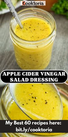 the recipe for apple cider vinegar salad dressing