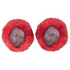 These spectacular carved Lucite or resin clip-on earrings feature a dimensional rounded shape with rock carving in luminous ruby red and deep purple colors with a frosted textured pattern. There is no visible maker's mark. Measurements: 1.57 in wide (3.9 cm) x 1.57 in high (3.9 cm). Rock Carving, Jade Green Color, Yellow Diamond Earring, Dimensional Shapes, Flower Carving, Deep Purple Color, Colorless Diamond, Earrings Clip, Checkerboard Pattern