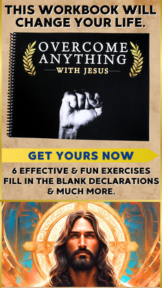 the poster for jesus's workbook will change your life