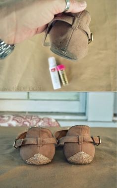 Before you throw those beloved shoes in the trash pile try this. GO HERE My Latest post for I Love to Create . For more Shoe DI... Revamp Clothes, Diy Clothes Videos, Shoes Hack, Make Your Own Clothes