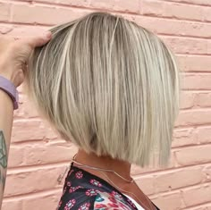 Shoulder Length Angled Bob, Hair Ritual, Wavy Bob Hairstyles, Long Bob Haircuts, Blonde Bob Cuts, Long Bob Hairstyles, Short Bob Haircuts