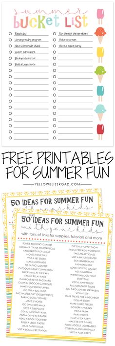 free printable summer fun games for kids