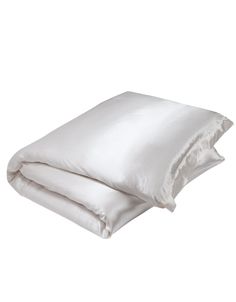 two white pillows on top of each other