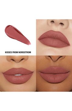 Find KYLIE COSMETICS Matte Lip Kit on Editorialist. What it is: A Matte Liquid Lipstick and Lip Liner duo that lets you create Kylie's long-lasting matte lip looks.What it does: The ultracreamy lip liner is waterproof, transfer-proof and smudge-proof and wears for up to 24 hours. The liquid lipstick delivers a true matte finish, instant color payoff and up to eight hours of wear.Set includes:- Matte Liquid Lipstick (0.1 oz.)- Lip Liner Pencil (0.04 oz.)How to use: For best results, line and fill in your lips with the pencil. Top with one coat of liquid lipstick. Shades Maliboo and Kisses from Nordstrom are Nordstrom-exclusive Paraben-free; sulfate-free; gluten-free Cruelty-free Vegan Made in the USA Liquid Lipstick Shades, Lipstick Kylie, Lip Looks, Lip Liner Pencil, Kylie Lip Kit, Kylie Lips, Best Lipsticks, Make Up Inspiration, Lip Kit