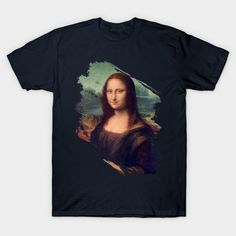 La Mona Lisa, Painting Collection, Lisa Design, Classic Paintings, T Shirt Image, Tshirt Outfits, Color Correction, Baseball Tshirts, Long Sweatshirt