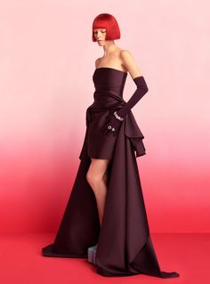 Purple Gala Dress, Spring Summer 23, Gala Dress, Solace London, Runway Outfits, London Dress, Gala Dresses, Creative Fashion, Winter Dresses