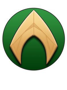 an image of a green and gold icon