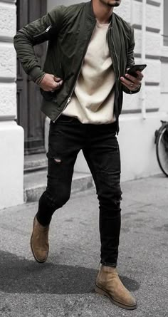 Jeans Outfit Men, Mens Business Casual Outfits, Mens Casual Outfits Summer, Black Jeans Men, Stylish Men Casual, Fall Outfits Men