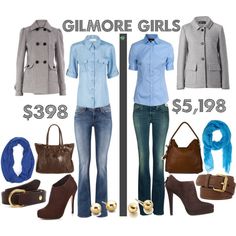 two women's clothing and accessories are shown in this advertisement