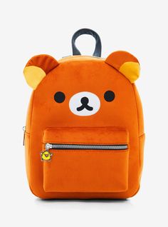 Rilakkuma Fuzzy Mini Backpack | Hot Topic Cute Backpack For School, Rilakkuma Backpack, Hot Topic Store, Cute Backpacks For School, Random Objects, College Closet, Cute Mini Backpacks, Kawaii Backpack, Unique Backpacks