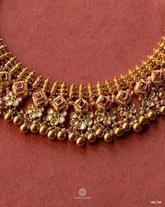 Gold Traditional Jewellery, Antique Gold Necklace Set, Harit Zaveri Jewellery, Short Gold Necklace, Unique Gold Jewelry Designs, Neck Pieces Jewelry, Choker Necklace Designs, Antique Gold Jewelry Indian