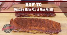 Grill Ribs, Best Bbq Ribs, Grilling Ideas, How To Cook Ribs, Random Recipes, Barbecue Ribs, Aluminum Tray