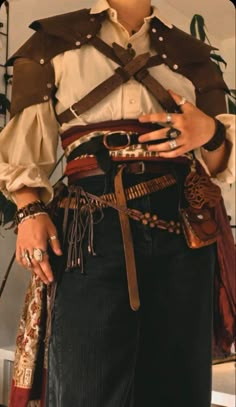 #elf #aesthetic #medieval #elfo #outfits Dnd Aesthetic Outfit, Pirate Outfit Men Aesthetic, Pirate Male Costume, Pirate Outfit Men Drawing, Mens Renfaire Outfit, Pirate Fashion Mens, Barbarian Costume Male, Fantasy Pirate Outfit Male, Pirate Core Outfits Men