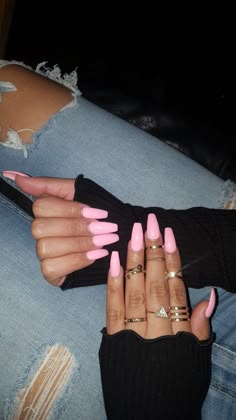 Ongles Rose Pastel, Rose Pink Nails, Barbie Pink Nails, Blush Pink Nails, Pastel Pink Nails, Bright Pink Nails, Gel Pedicure, French Pedicure, Baby Pink Nails