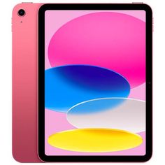 an apple ipad air is shown in pink