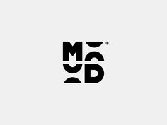 the m & b logo is shown in black and white