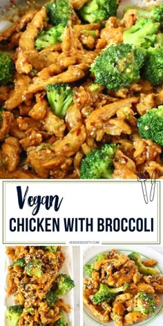 chicken with broccoli in a white bowl