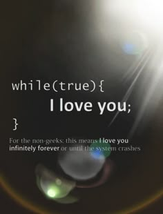 an advertisement with the words whitetrue i love you