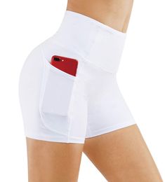 PRICES MAY VARY. [Premium&Comfortable Material] - Non see-through, moisture wicking, quick-dry,breathable and 4-ways stretchy premium fabric. No deforming even after washes. [Deep Two Side Pocket] - There are 2 pockets so that you can put your phone in there. If you like listening music when you are walking or running, these 2 pockets will keep your phone or ipod well. [Keep Perfect Shape] - High-waisted style with tummy control design. Wide waistband contours body curves and streamlines shape h Gym People, Legging Court, Fitness Shorts, Functional Fashion, Athletic Workout, Body Curves, Athlete Workout, High Waist Fashion, Workout Running