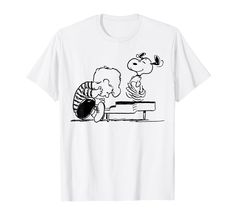 PRICES MAY VARY. Officially Licensed by Peanuts Graphic Artwork: H31707 Lightweight, Classic fit, Double-needle sleeve and bottom hem Snoopy Shirt, Chinese Products, Mens Cotton T Shirts, Classic Series, Graphic Artwork, Iconic Characters, Brand Colors, Military Green, No Brand