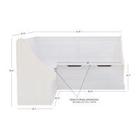 the side view of a white bathtub with measurements