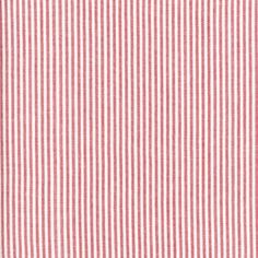 a red and white striped shirting fabric