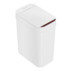 Make your bathroom time a little easier with this iTouchless 3-gallon Automatic Lid Bathroom Trash Can. Make your bathroom time a little easier with this iTouchless 3-gallon Automatic Lid Bathroom Trash Can. FEATURES Motion sensing touchless lid for ultimate convenience Durable and dent-proof design Water resistant for easy cleaning Slim and space-efficient, perfect for tight spaces Trash bag retainer ring keeps bags neatly in place. Fits standard bathroom trash bagsWHAT'S INCLUDED 1 sensor tras Space Trash, Standard Bathroom, Bathroom Trash Can, Space Efficient, Cleaning Storage, Trash Bag, Trash Bags, Water Design, Easy Cleaning