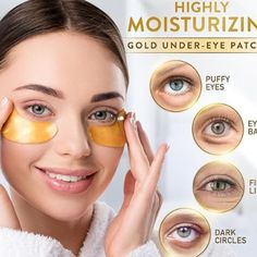 Under Eye Patches For Puffy Eyes And Dark Circles With Pure Collagen And 24k Gold, Eye Gel Pad Masks For Reducing Eye Bags, Puffy Dark Circles, Wrinkles, And Fine Lines- 60 Pairs Work Effectively As An Eye Puffiness Reducer Instantly, Rejuvenating Your Skin For A Brighter, More Youthful Appearance. Premium Face Mask Skincare: Our Gold Under Eye Patches And Eye Gel Pads Blend Effectiveness With Ease Of Use. Perfect For An At-Home Or Travel Eye Bag Treatment For Women And Men. These Eye Patches Of Undereye Patches, Reduce Eye Bags, Eye Gel Pads, Mask Skincare, Under Eye Patches, Gold Eye Mask, Eye Puffiness, Hide Dark Circles, Exfoliating Pads