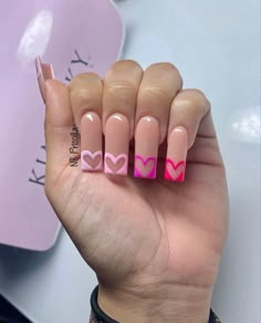 Valentinenails Design, Nude Nail Art, Vday Nails, Nude Nail, Medium Nails, February Nails, Girly Acrylic Nails