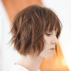 Short Brown Bob, Short Shaggy Haircuts, Textured Haircut, Fine Straight Hair, Shaggy Short Hair, Short Shag Hairstyles, Shaggy Haircuts, Hair Adviser