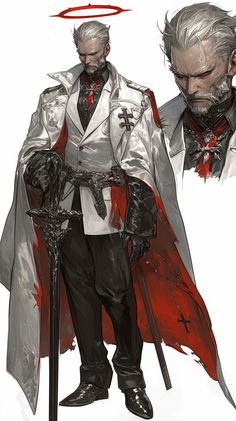 Male Suit Design, Fantasy Story Ideas, Dark Anime Guys, Modern Fantasy, Fantasy Armor, Character Wallpaper, Fantasy Warrior