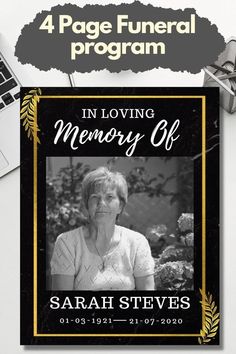 Make the burial process easier with a 4 page fully editable, printable funeral program. funeral program | funeral program ideas | funeral program ideas memorial services | funeral program ideas templates | funeral program ideas unique | funeral program ideas dads | modern funeral program ideas | funeral program ideas mom | funeral program template | lds funeral program template | funeral program design | obituary template | funeral obituary templates | obituary template printable