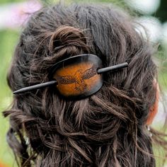 Size: Large, Color: Brown, Design Style: Eagle Western Flowers, Partial Updo, Hair Slides, Leather Craft Patterns, Brown Design, Boring Hair, Different Hair Types, Hair Routine, Hair Slide