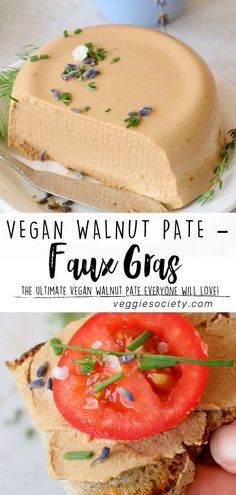 vegan walnut pate - fau grus is the ultimate vegan dessert