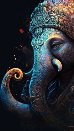 Ganesha Wallpapers Hd Wallpaper Iphone, Cool God Wallpapers, Ganeshji Images Hd, Bappa Wallpaper Hd, Devotional Wallpapers Hd, Ganapathi Images Wallpaper Hd, Ganeshji Wallpaper, God Design Art, Ganeshji Images