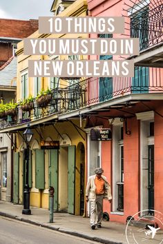 the best places to stay in new orleans, usa with text overlaying it