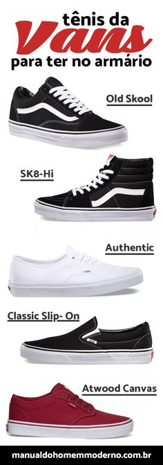 5 tênis masculinos da Vans que vão combinar com o seu estilo Mens Fashion Swag, Sneakers Fashion Outfits, Sneakers Vans, Stylish Mens Fashion, Sport Shoes Men, Sport Shoes Women, Leather Shoes Woman, Best Sneakers